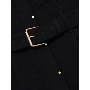 REISS ISLA Twill Belted Shirt Dress